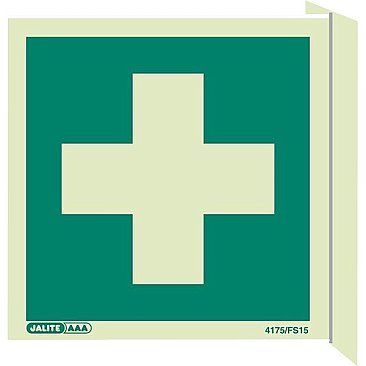 Double-side First Aid Signs