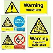 Flammable & Gas Warning Signs