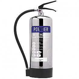 Chrome 6kg Powder Fire Extinguisher