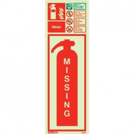 Water Extinguisher Missing 6399