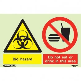Bio Hazard Do Not Eat Or Drink 7470