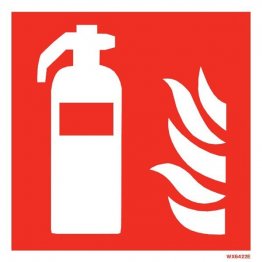 White Fire Extinguisher WX6422