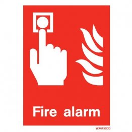 White Fire Alarm WX6450