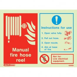 Manual hose reel instruction 6395D