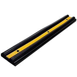 Heavy-Duty Rubber Wall Guard Front Angle