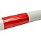 Telescopic Cone Bar Barrier - Red & White Close Up