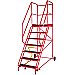 Heavy-Duty Mobile Safety Steps - 7 Treads